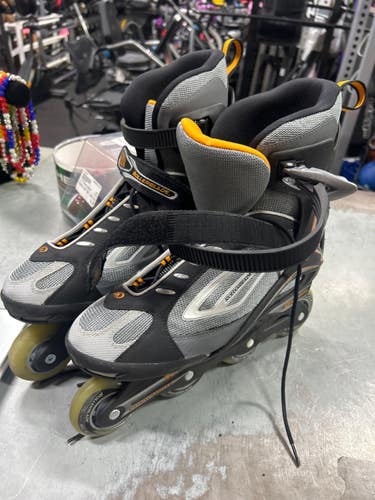 Used Rollerblade SPIRITBLADE Senior Roller Quad Skates Grey Senior 10 11337-S000497834