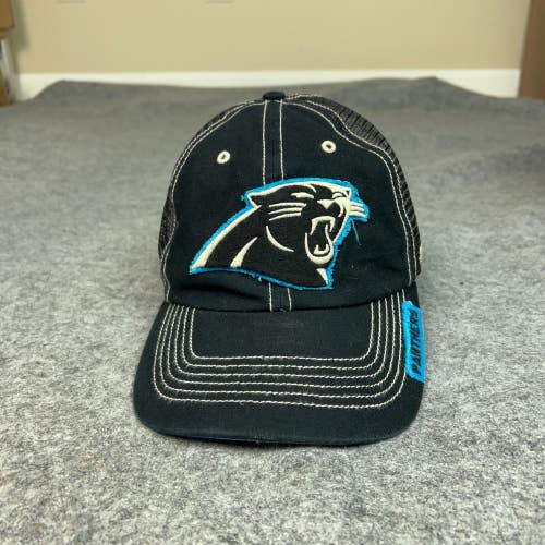 Carolina Panthers Mens Hat Cap Snapback Black Blue Trucker Mesh Retro Football