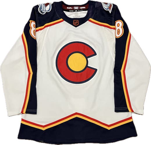 Colorado Avalanche Cale Makar Reverse Retro 2.0 Adidas NHL Hockey Jersey Size 50