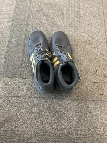 Used Adidas Wrestling Shoes Black Senior 7.5 11614-S000244937