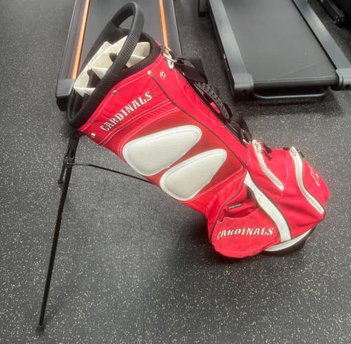 Used TEAM GOLF Mens Stand Bag Red 11497-S000162015