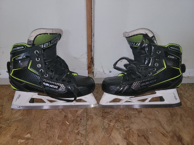 2022 Bauer GSX Hockey Goalie Skates Regular Width 9 (Used)