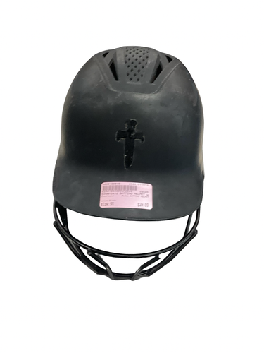 Used Evoshield BATTING HELMET Batting Helmet w/Mask Black SM 11613-S000190815