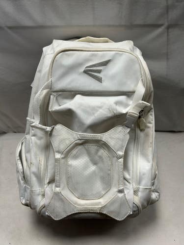 Used Easton BACKPACK BAT BAG BB/SB Player Backpack White 11490-S000277804