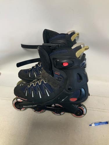 Used Rollerblade PFS TRAINING Senior Rec Fitness Skates Black Senior 12 11823-S000042148