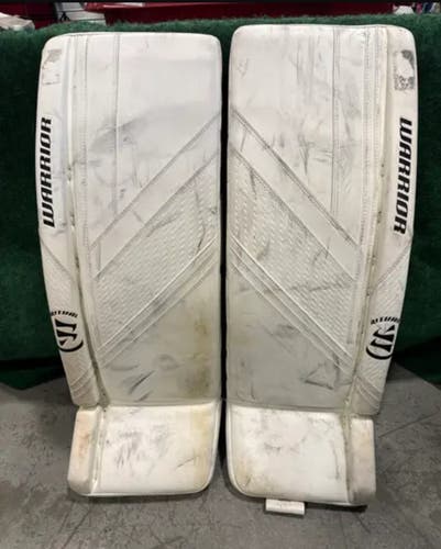 Warrior Ritual G6 E+ Goalie Leg Pads (White / 32+1.5)
