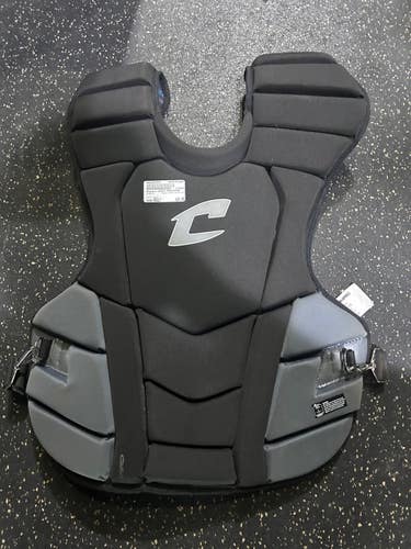 Used Champro CHEST PROTECTOR Catchers Chest Protector Black Adult 11605-S000227935