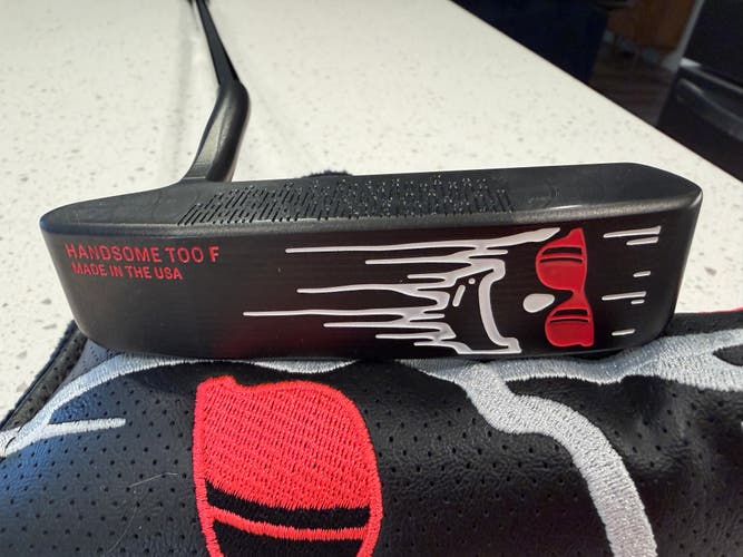 LH Swag Golf Handsome Too Putter | Black PVD | Flow Neck | 72° Lie | Headcover (Used)