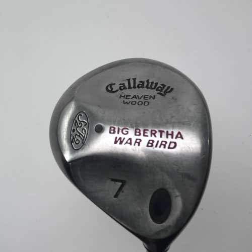 Callaway Big Bertha Warbird 7 Fairway Wood 21* RCH 90 90g Firm Graphite Mens RH