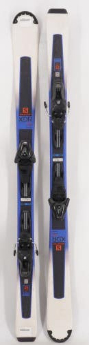 Salomon XDR Focus R Skis with Bindings - 140 cm Used
