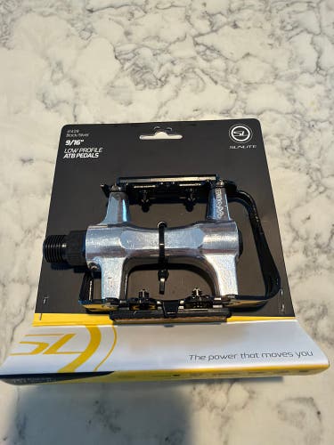Sunlite MTB Pedals #41428, 9/16" axle, low profile, 1 pair, Black