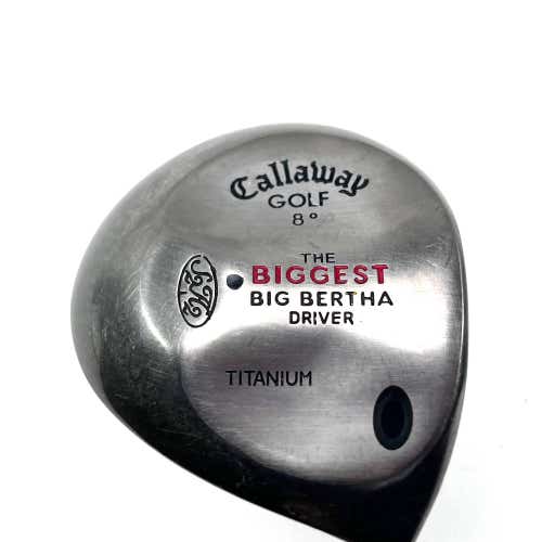 Callaway Biggest Big Bertha Driver 8* ProLite 3.5 Firm Graphite Mens RH