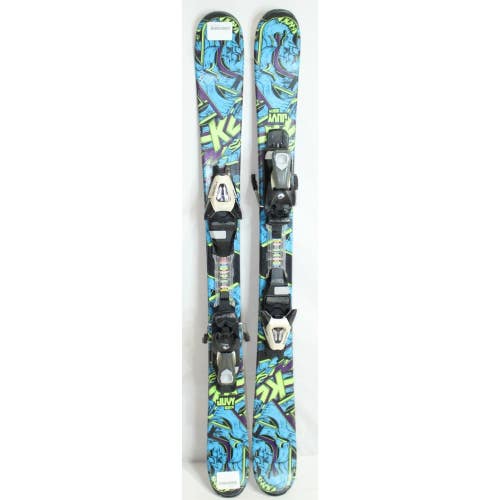 K2 Juvy Twin Tip Kids Skis with Bindings - 109 cm Used