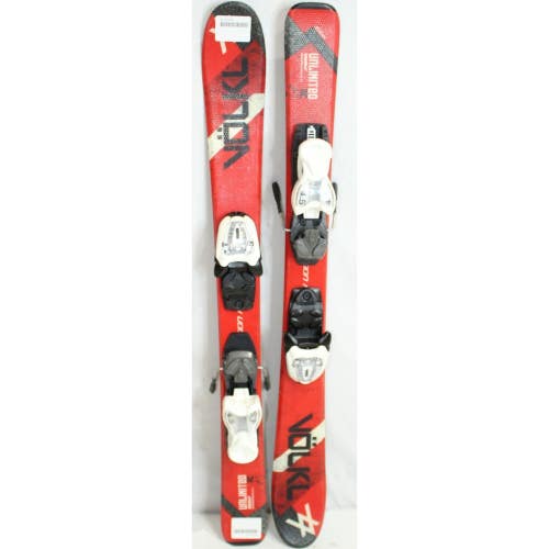 Volkl Unlimited AC Kids Skis with Bindings - 90 cm Used