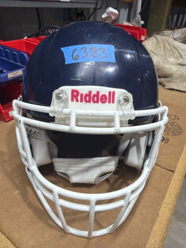USED RIDDELL SPEED ICON ADULT HELMET - MEDIUM - NAVY