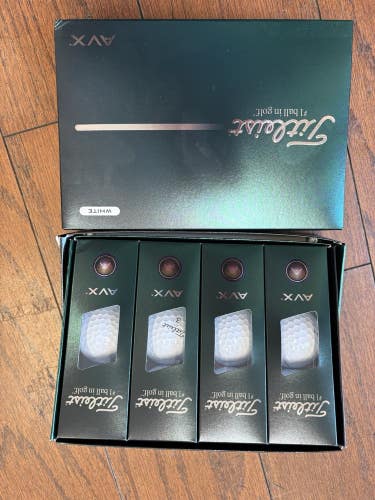 2 Dozen Titleist AVX Golf Balls / White