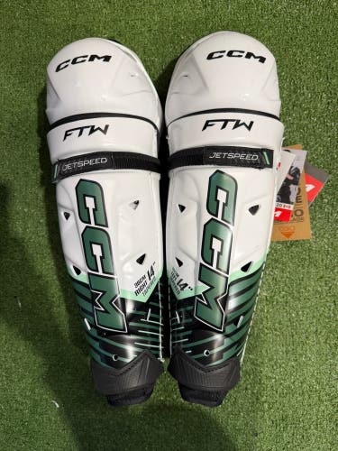 New CCM JetSpeed FTW Shin Pads | Women's Senior 14" Tapered