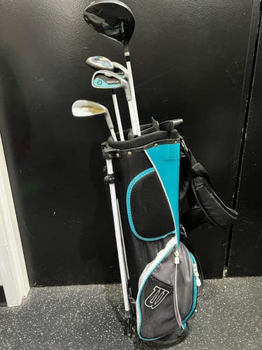 Used Wilson PROFILE JGI Jr Package Set RH White 7 Piece 11849-S000044832