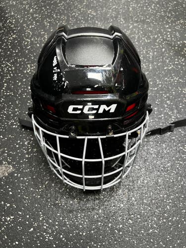 Used CCM TACKS 70 Helmet Cage Combo Black SM 11849-S000044823
