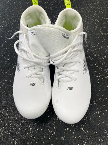 Used New Balance LAX Cleats Mens White Senior 7.5 11849-S000044805