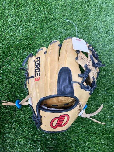 Brown Force3 Pro Gear RH Infield Baseball Glove 11.5" (Used)