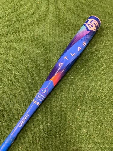 2025 Louisville Slugger Atlas Alloy Bat BBCOR Certified (-3) Alloy 30 oz 33" (Used)