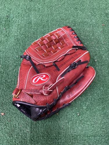 Brown Rawlings RTD RH Pitcher's Baseball Glove 12" (Used)