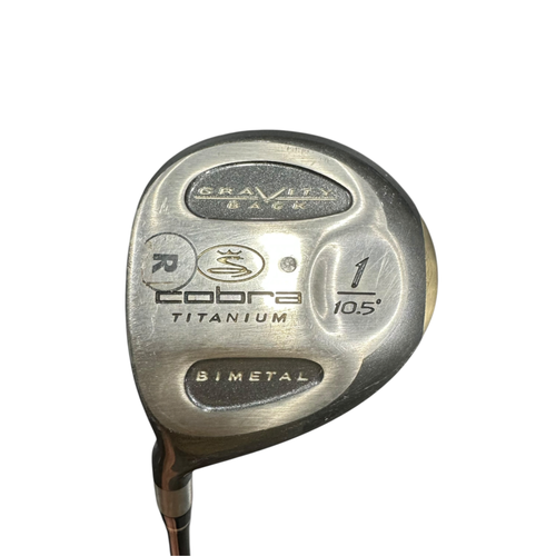Used Cobra GRAVITY BACK TITANIUM BIMETAL Mens Driver LH 10.5 Degree 11375-S000382884