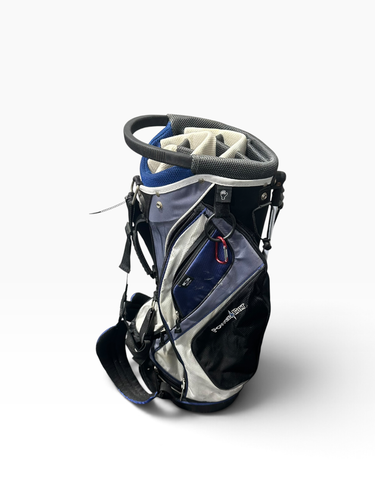 Used Powerbilt GOLF BAG Mens Stand Bag Silver/White/Royal 11375-S000382869