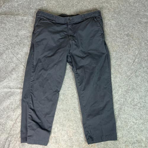 Rasco Fire Resistant Mens Pants 42x29 Gray Chino Dress Pant Workwear Logo Heavy