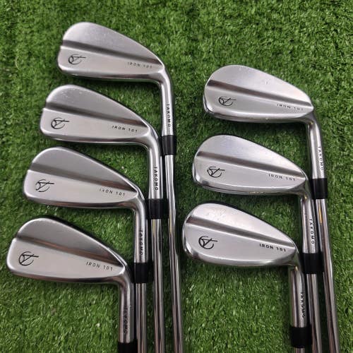 Takomo 101 Iron Set 4-PW KBS Tour 120 Stiff Flex Steel Shafts RH Right