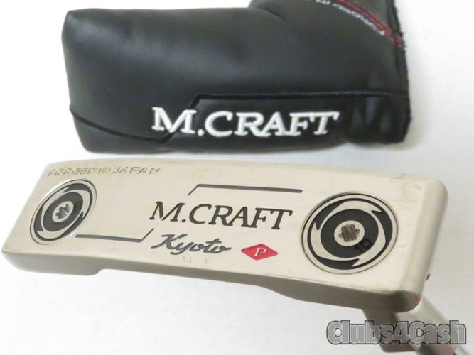 Mizuno M-Craft KYOTO P Putter Plumbers Neck 35 +Cover .. Near MINT