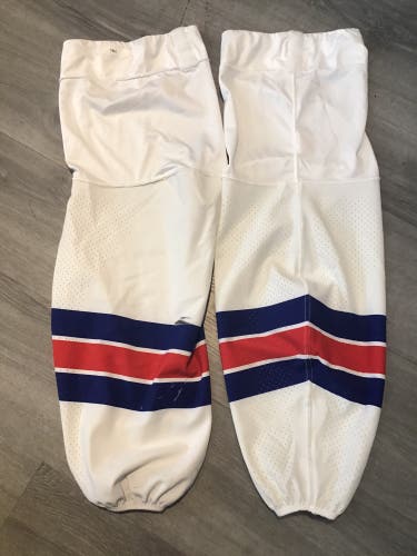 White NTDP Senior Large (Tall) Nike Socks Pro Stock (Used)