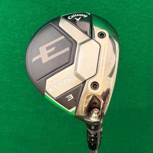 Callaway ELYTE 15 Fairway 3 Wood Denali Blue 70g 6.0 Graphite Stiff w/HC
