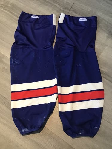 Blue NTDP Senior Large Nike Practice Socks #5 Marthaler Pro Stock (Used)