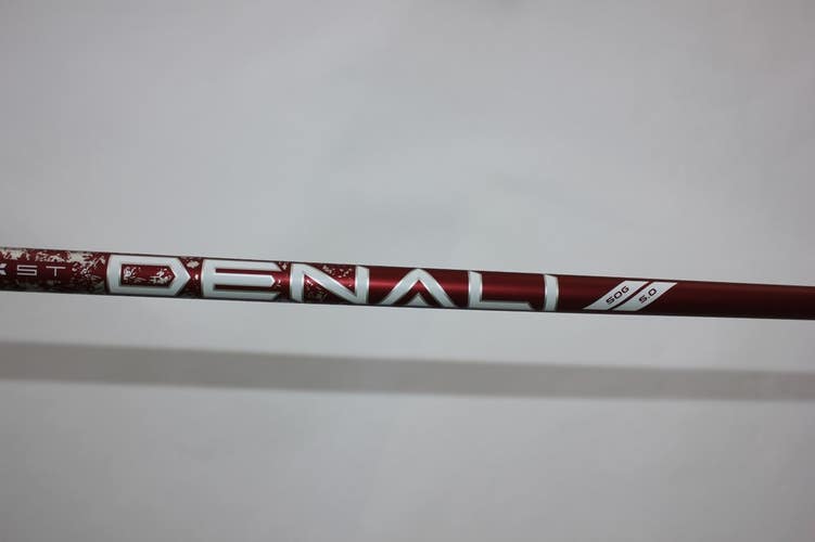 NEW PROJECT X DENALI RED FROST 5.0 50G DRIVER SHAFT - SENIOR - TAYLORMADE