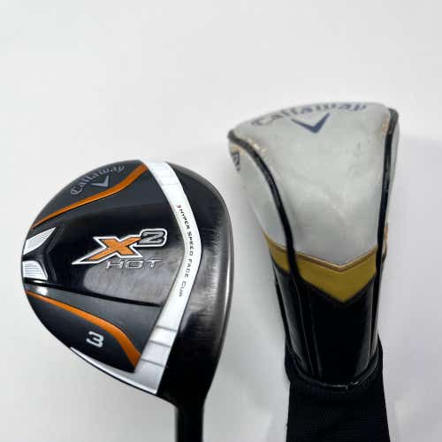 Callaway X2 Hot 3 Fairway Wood 15* Aldila Tour ATX 60g Regular Graphite Mens RH
