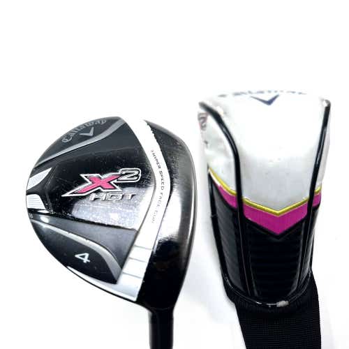 Callaway X2 Hot 4 Fairway Wood 17* Fujikura Sakura 45g Ladies Graphite Womens RH