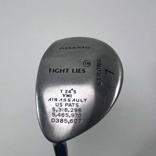 LEFTY Adams Tight Lies 1998 7 Fairway Wood 24* VMI Stiff Graphite Mens LH