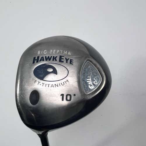 LEFTY Callaway Hawkeye VFT Driver 10* Big Bertha System 60 60g Firm LH