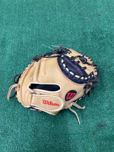 Brown Wilson A700 RH Catcher's Baseball Glove 32.5" (Used)