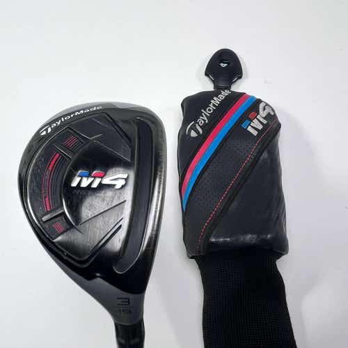 TaylorMade M4 3 Hybrid 19* Fujikura Atmos 7S 70g Stiff Graphite Mens RH HC