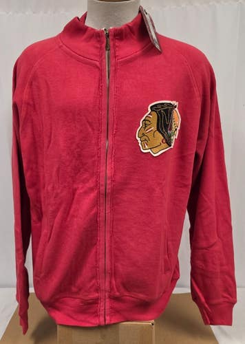 Brand New Men's NHL Chicago Blackhawks STAN MIKITA Full Zip Jacket - 2XL