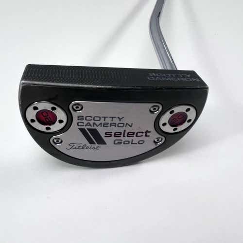 Scotty Cameron Select GoLo Black Putter 32" SuperStroke Flatso 2.0 Mens RH