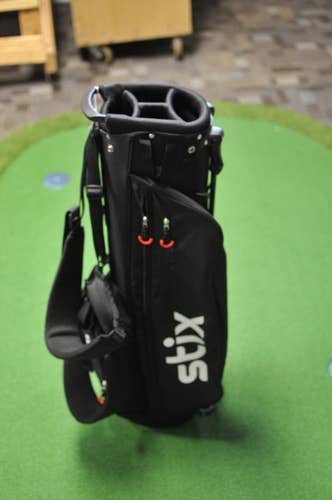 Stix Stand Golf Bag Black 4-Way Divider #225711