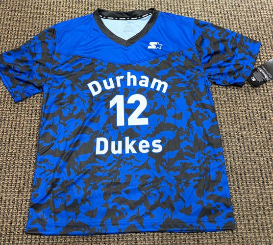 Blue Men's Durham Dukes Lacrosse Starter Jersey (New)