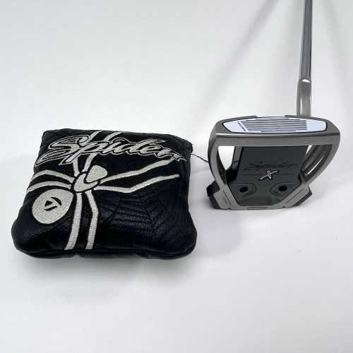 TaylorMade Spider X Hydro Blast Putter 34" SuperStroke Pistol 2.0 Mens RH HC