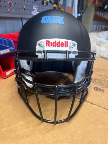 USED RIDDELL SPEED ADULT HELMET - XL - FLAT BLACK