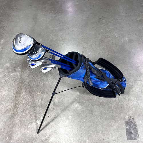 Ping Moxie Club Set Driver 3W 5i 7i 9i SW Putter Junior RH +Bag 60"-63"