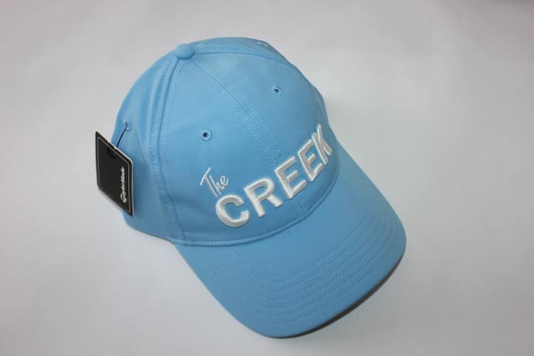 NEW TAYLORMADE MIAMI DAD HAT - THE CREEK CLUB - LIGHT BLUE - ADJUSTABLE